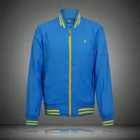 jaqueta polo by ralph lauren jacket zipper pony blue